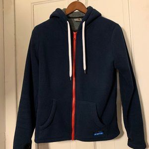 Kavu Fleece Hooded Sweatshirt Jacket